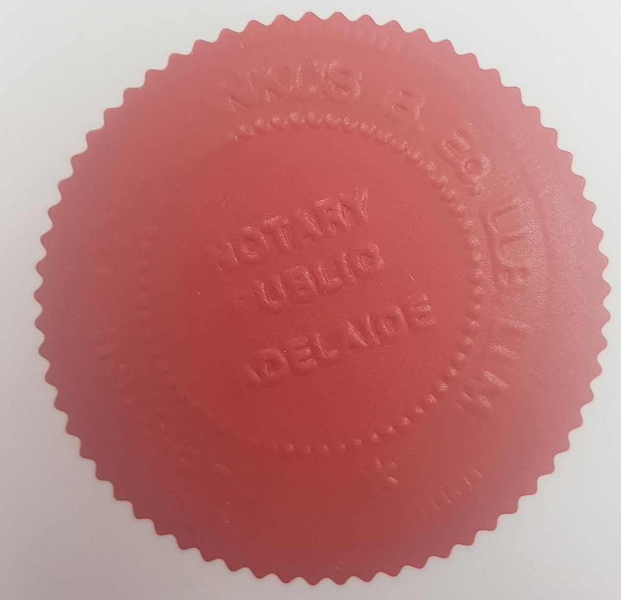 Notary public seal